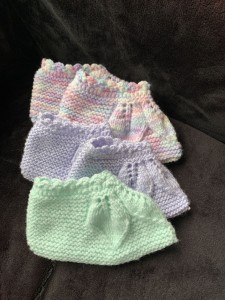 手編み，ルームソックス