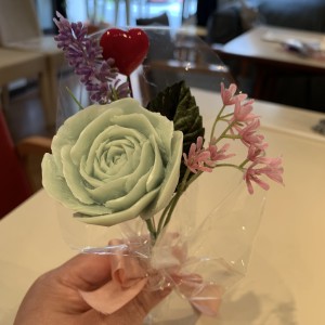 バラのアレンジ