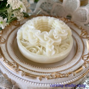 レモン石鹸彫刻