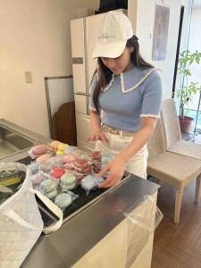 カフェでカービング