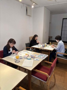 カフェでカービング